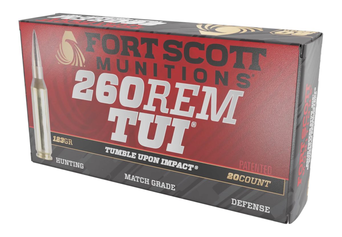 Fort Scott Munitions 260123SCV2 Tumble Upon Impact (TUI) 260 Rem 123gr Soli