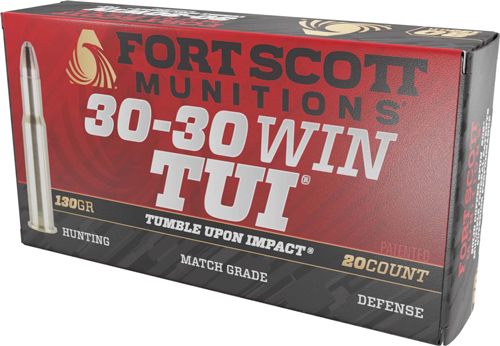 Fort Scott Munitions 3030130SCV Tumble Upon Impact (TUI) Rifle 30 Win 130gr view 2