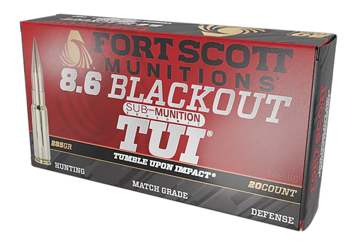 Fort Scott Munitions 86BLK285SCV2SS Tumble Upon Impact (TUI) 8.6 Blackout 2