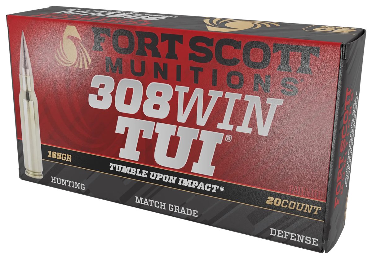 Fort Scott Munitions 308-165-SCV22 Tumble Upon Impact (TUI) Win 165gr Solid