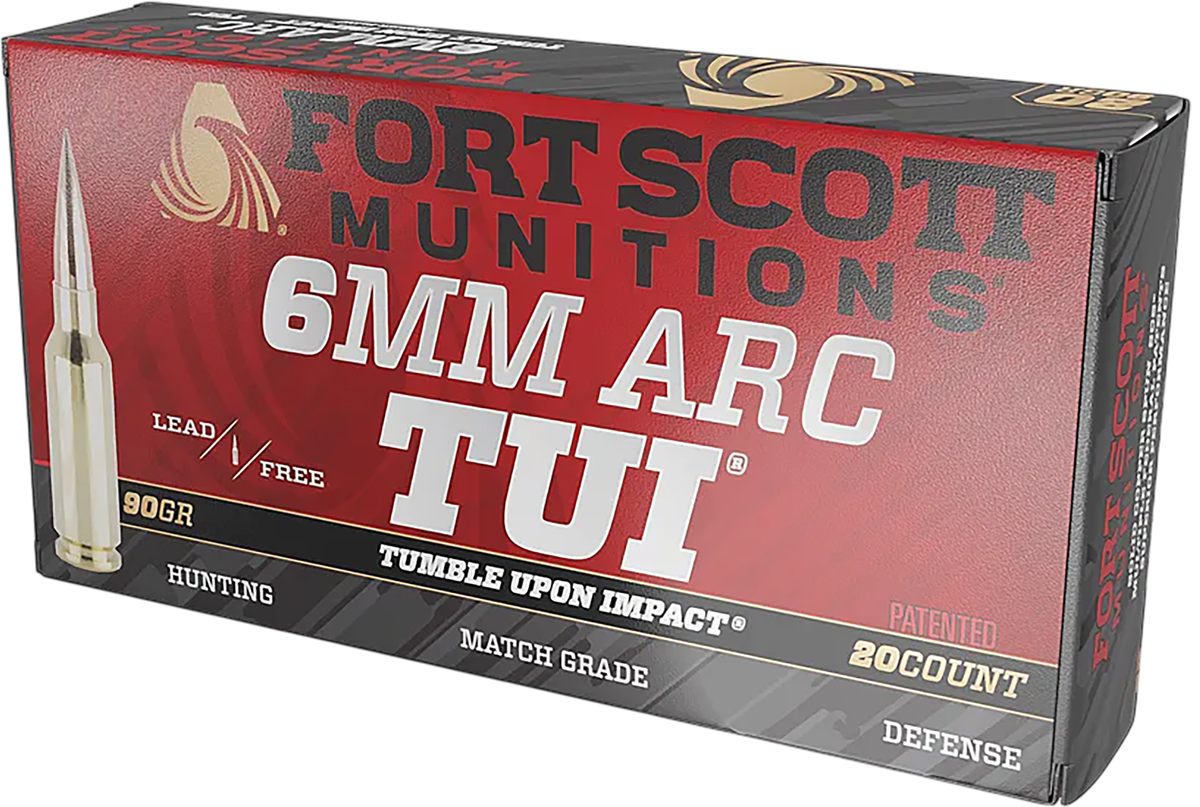 Fort Scott Munitions 6ARC-090-SCV2 Tumble Upon Impact (TUI) 90gr Solid Copp