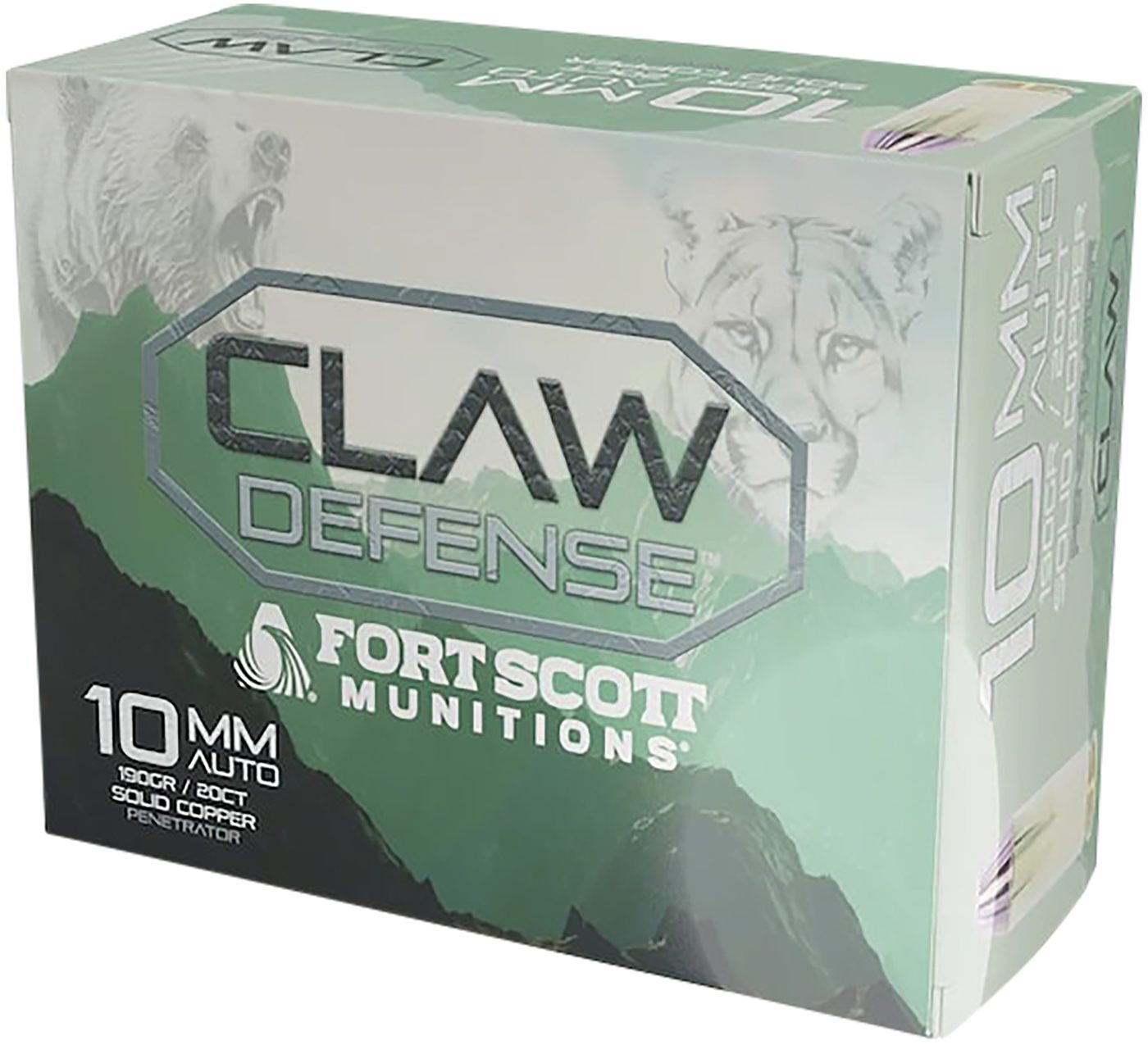Fort Scott Munitions 10MM190SCVFNCD Claw Defense 190gr 20 Per Box/25 Case