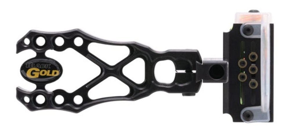 Pure Archery Group Black Gold Flash Point Rush 5 Pin Scope .019 RH view 6