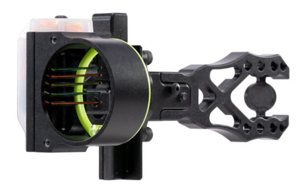 Pure Archery Group Black Gold Ascent Verdict 4in Dovetail 5 Pin HD Head Sco view 4