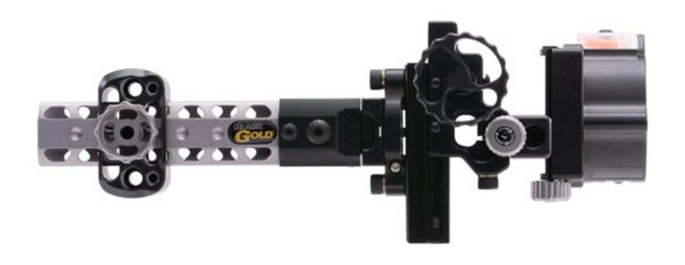 Pure Archery Group Black Gold Pro Dual Track 2 Pin Vertical 4in Dovetail Sc view 8