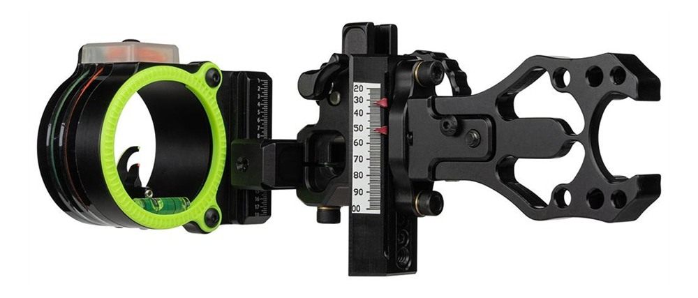 Pure Archery Group Black Gold Ascent Mountain Lite HD Dual Track 2 Pin Scop view 2