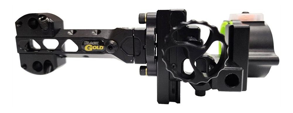 Pure Archery Group Black Gold Ascent Mountain Lite HD Dual Track 2 Pin Scop view 2