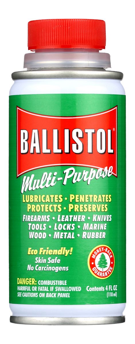 Ballistol Multi-Purpose Lubricant Cleaner Protectant, 4-Ounce, BO120045, Gr