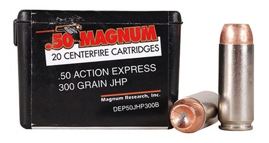 Magnum Research Handgun Ammunition .50 AE 300 gr JHP 20/ct