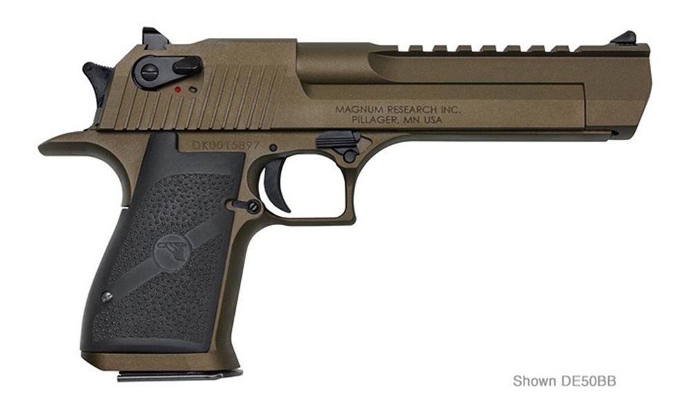 Desert Eagle Magnum Research Handgun .44 8rd Magazine 6in Barrel Burnt Bron view 2