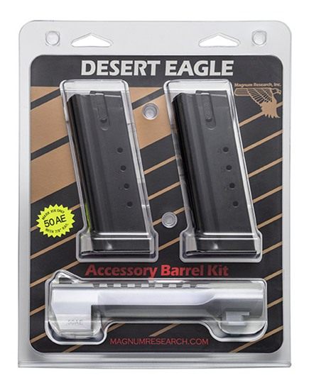 Magnum Research MR Bbl Desert Eagle 50ae 6 Brushed Chrome Mags