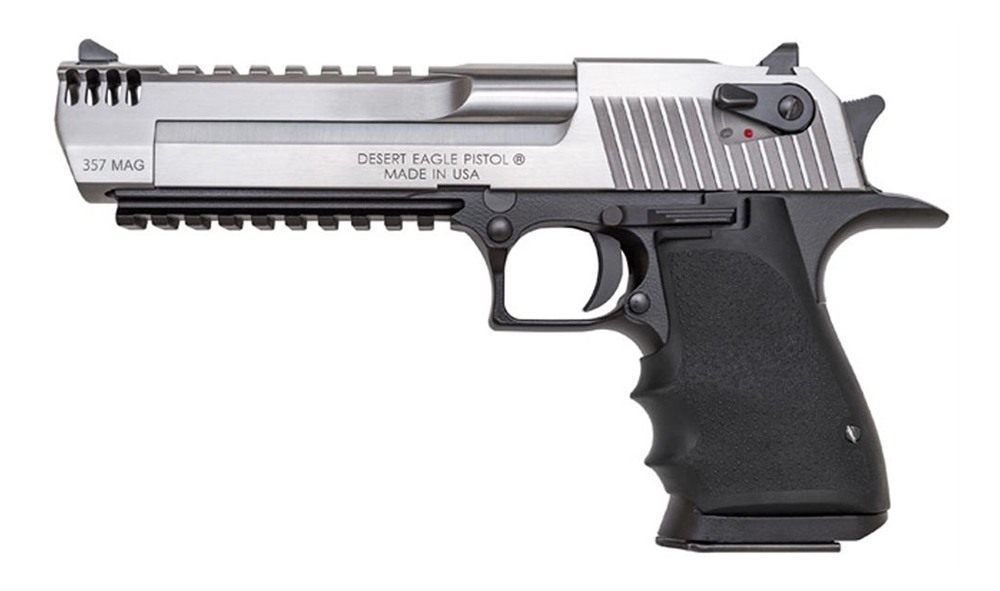 Magnum Research DE357ASIMB Desert Eagle Mark XIX L6 357 6in 9+1 Black Hardc view 2