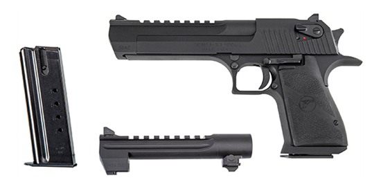 Magnum Research DE50429 Desert Eagle Mark XIX 50 AE/429 6in 7+1 Black Polym view 2