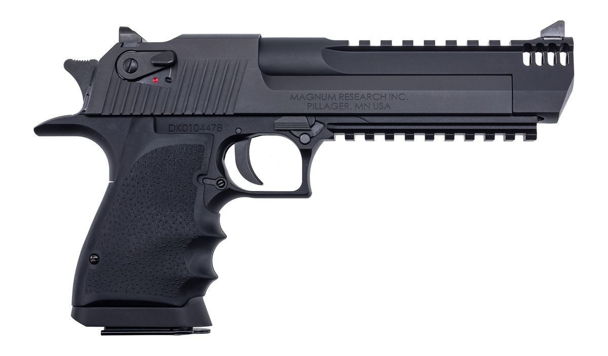 Magnum Research Rsrch DE 429 Mark XIX 6inBLK Alum FRM BLK SLD view 2