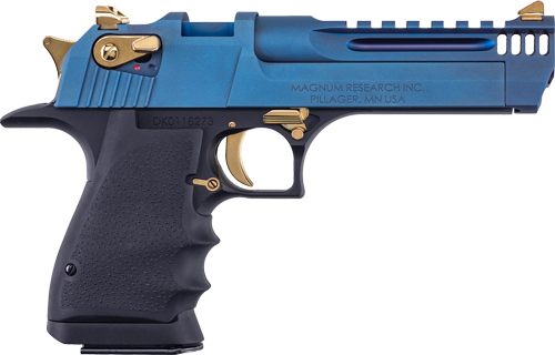Desert Eagle Mgnm Rsrch LT Weight DE357 Pstl Carbo Blue/Gold Apptmnts 5in B view 3