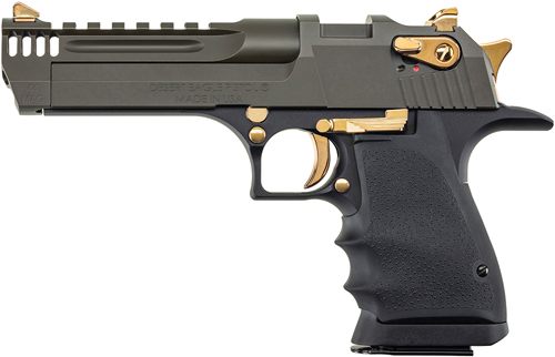 Desert Eagle Mgnm Rsrch LT Weight DE44 Pstl Green/Gold Apptmnts 5in Barrel view 3