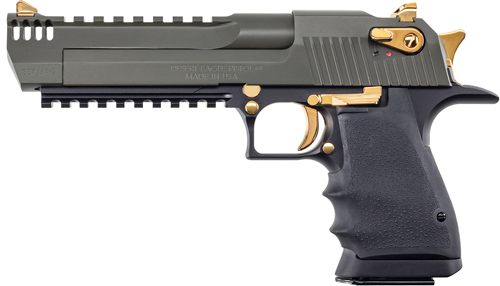 Desert Eagle Mgnm Rsrch LT Weight DE44 Pstl Green/Gold Apptmnts 6in Barrel view 4