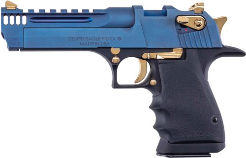 Magnum Research Mgnm Rsrch LT Weight DE50 Pstl Carbo Blue/Gold Apptmnts 5in view 4