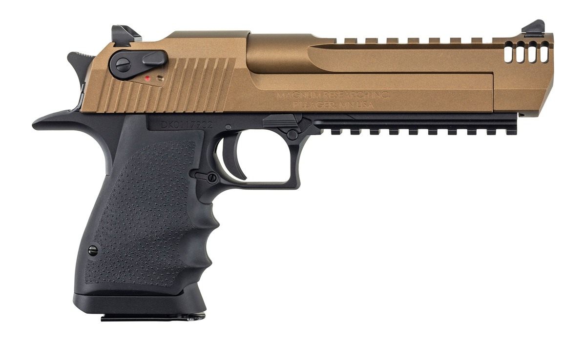 Desert Eagle Mgnm Rsrch LT Weight DE50 Pstl Burnt BRZ/BLK Apptmnts 6in Barr