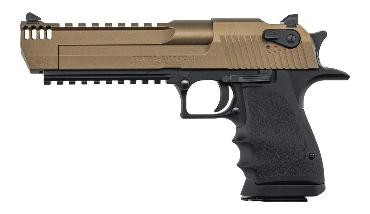 Desert Eagle Mgnm Rsrch LT Weight DE50 Pstl Burnt BRZ/BLK Apptmnts 6in Barr view 2