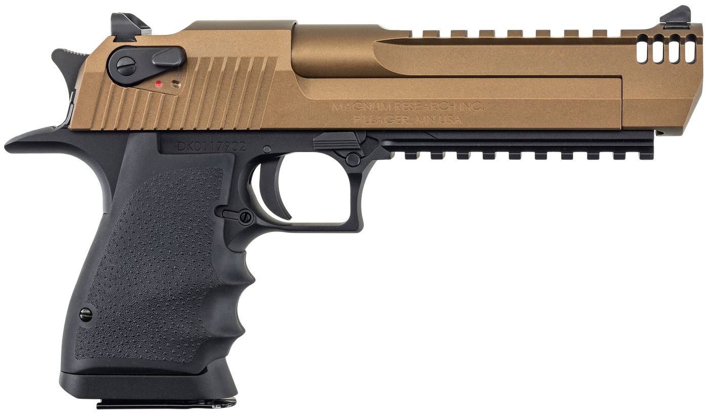Desert Eagle Mgnm Rsrch LT Weight DE50 Pstl Burnt BRZ/BLK Apptmnts 6in Barr view 3
