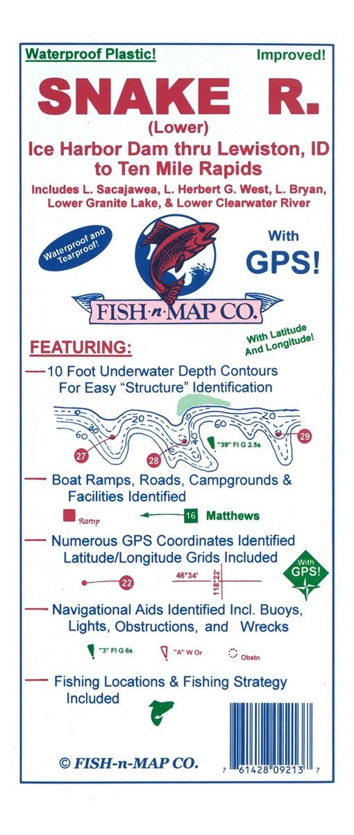 Fish N MAP Snake River ICE Hrbr to Lewistn