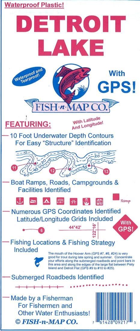 Fish N Map Detroit Lake