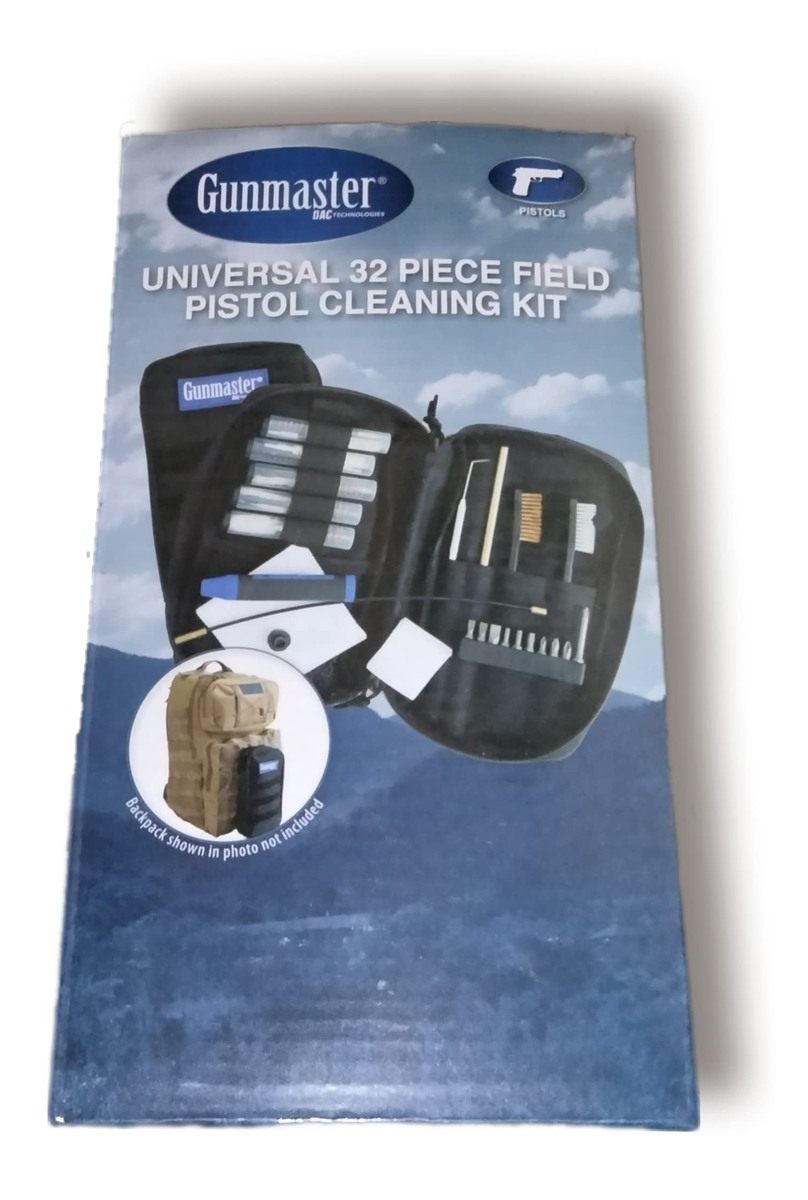 Gunmaster Universal Pistol Field Cleaning Kit 32 pc.