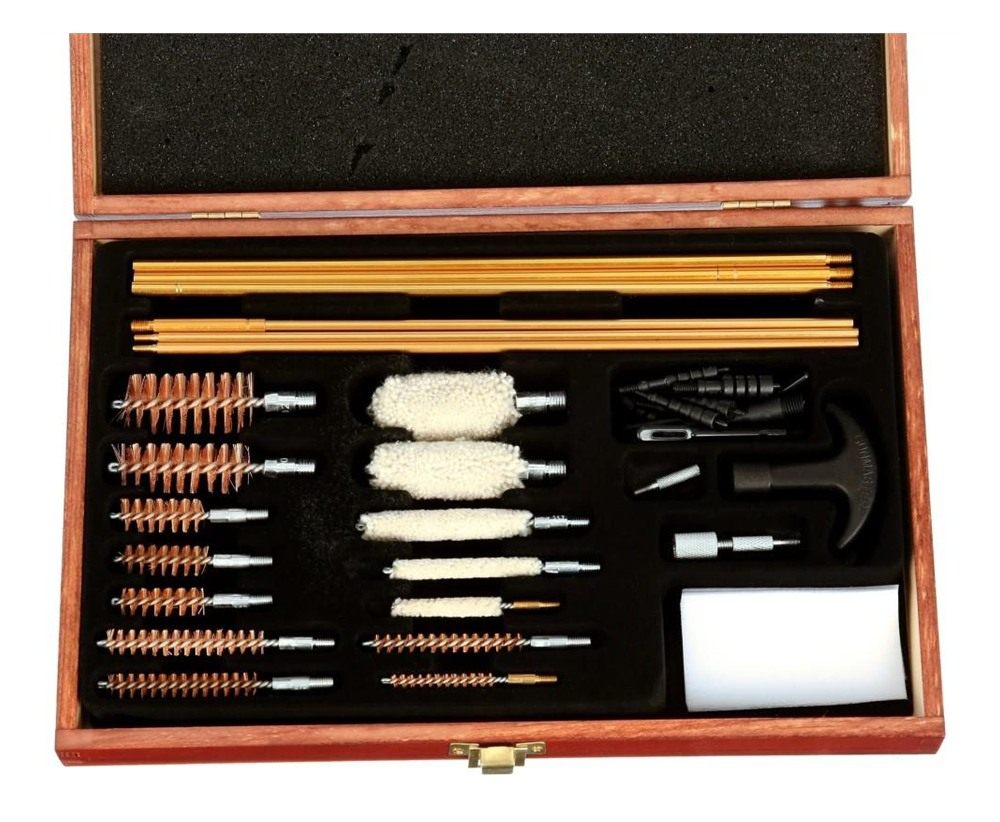 DAC Technologies Gunmaster Universal Cleaning Kit with Wood Case 42 Piece view 2