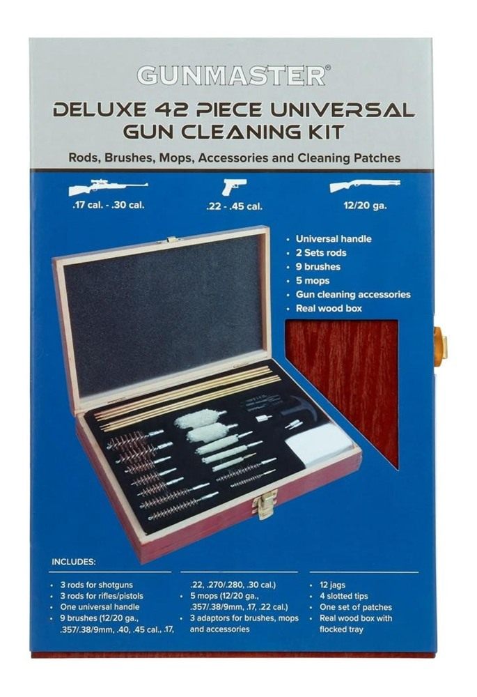 DAC Technologies Gunmaster Universal Cleaning Kit with Wood Case 42 Piece view 4