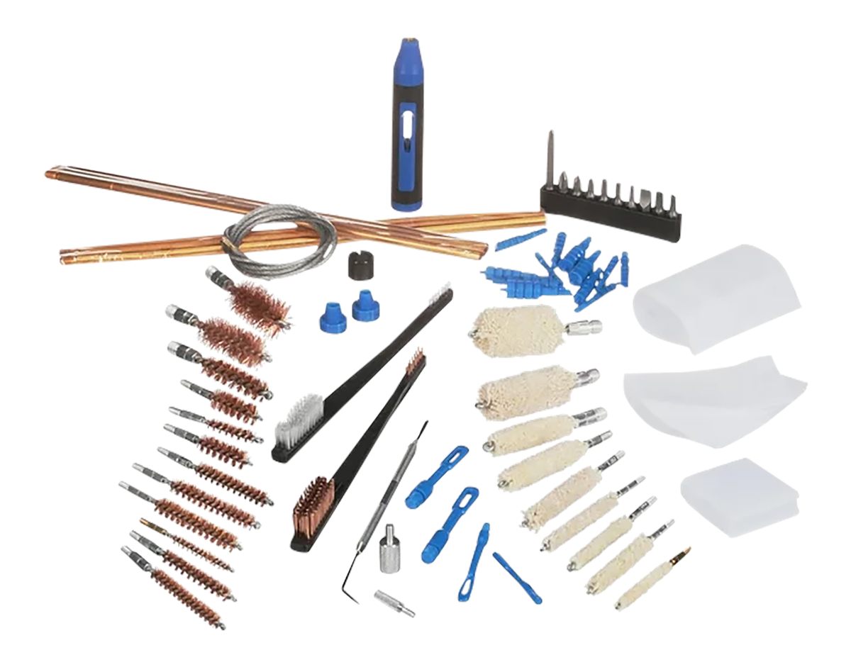 Gunmaster Super Deluxe Universal Gun Cleaning Kit Aluminum Case 62 pc.