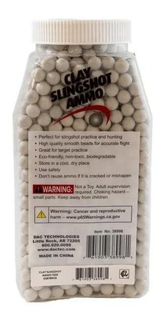 Dac Technologies Clay Slingshot Ammo 1500/ct view 2