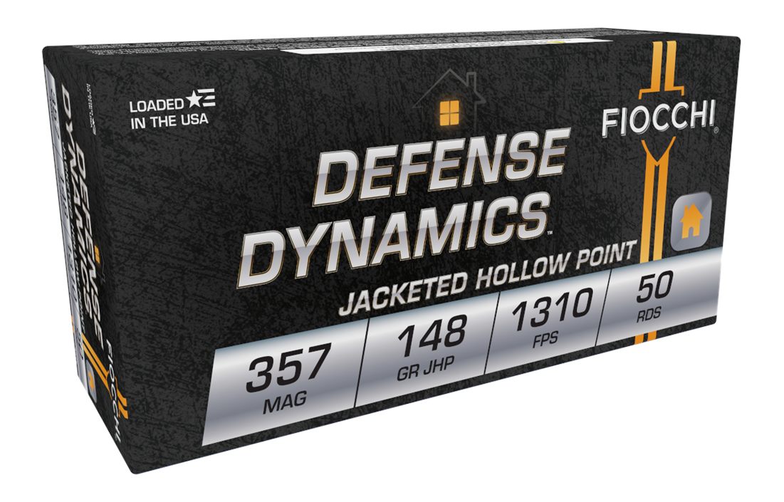 Fiocchi Ammunition 357E Defense Dynamics 357 Mag 148gr Jacketed Hollow Poin
