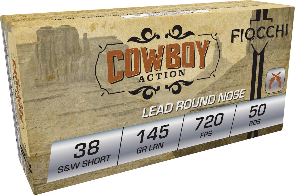 Fiocchi Ammunition 38SWSHL Cowboy Action WShort 145gr Lead Round Nose 50 Pe view 2