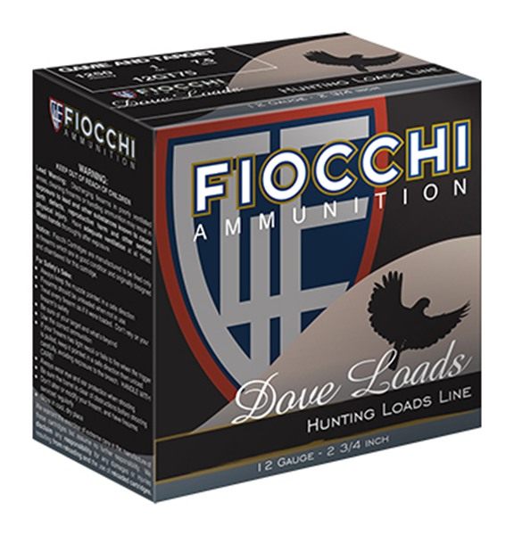 Fiocchi Ammunition 12GT75 Field Dynamics Dove Quail 12 Gauge 2.75in 1oz 7.5 view 4