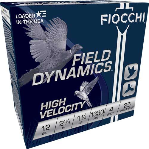 Fiocchi Ammunition 12HV4 Field Dynamics High Velocity 12 Gauge 2.75in 1 1/4 view 2