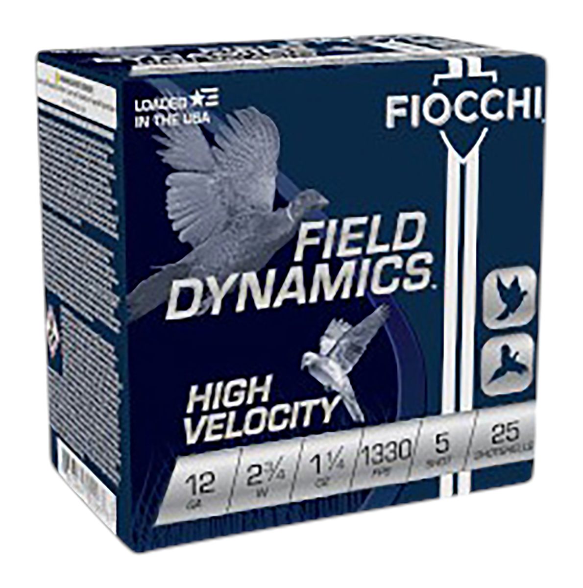 Fiocchi 12HV5 Field Dynamics High Velocity 12 Gauge 2.75in 1 1/4oz 5 Shot 2