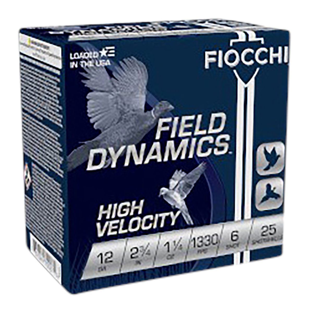Fiocchi Ammunition 12HV6 Field Dynamics High Velocity 12 Gauge 2.75in 1 1/4