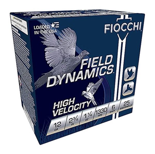Fiocchi Ammunition 12HV6 Field Dynamics High Velocity 12 Gauge 2.75in 1 1/4 view 2