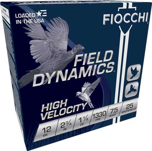Fiocchi Ammunition 12HV75 Field Dynamics High Velocity 12 Gauge 2.75in 1 1/ view 2