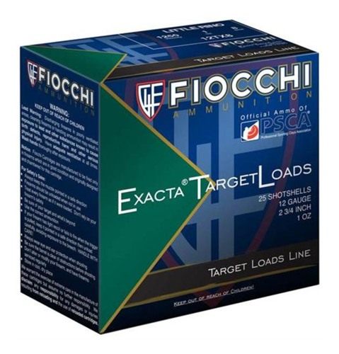 Fiocchi Ammo 12TX75 Exacta Target Little Rino 12 Gauge 2.75in 1oz 7.5 Shot view 2