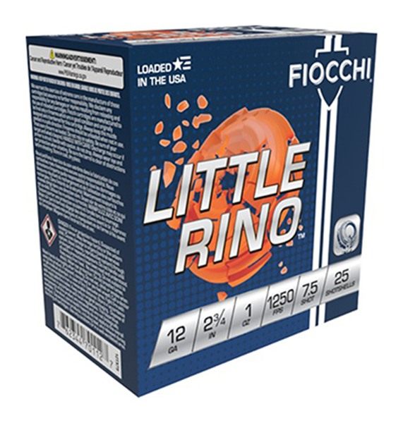 Fiocchi Ammo 12TX75 Exacta Target Little Rino 12 Gauge 2.75in 1oz 7.5 Shot view 3