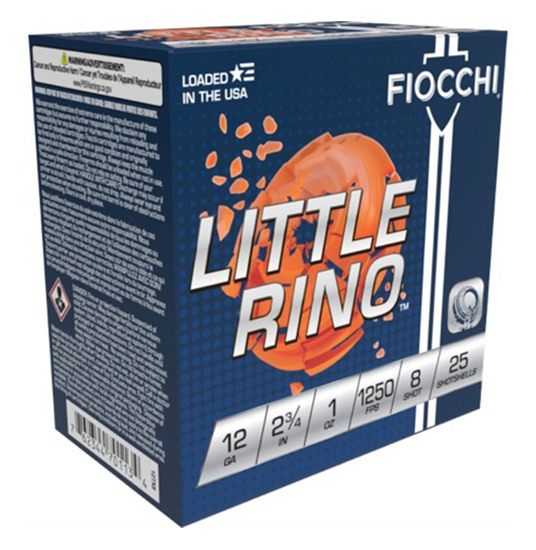 Fiocchi Ammunition 12TX8 Exacta Target Little Rino 12 Gauge 2.75in 1oz 8 Sh view 2