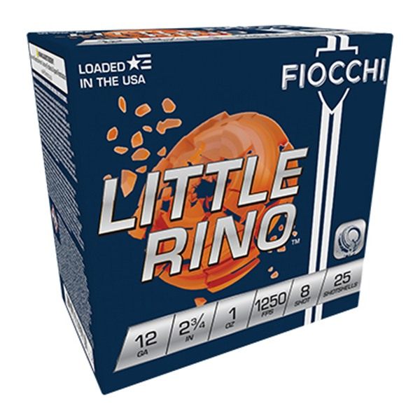 Fiocchi Ammunition 12TX8 Exacta Target Little Rino 12 Gauge 2.75in 1oz 8 Sh view 3