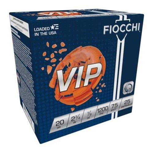 Fiocchi Ammunition 20VIP75 Exacta Target VIP 20 Gauge 2.75in 7/8oz 7.5 Shot view 2