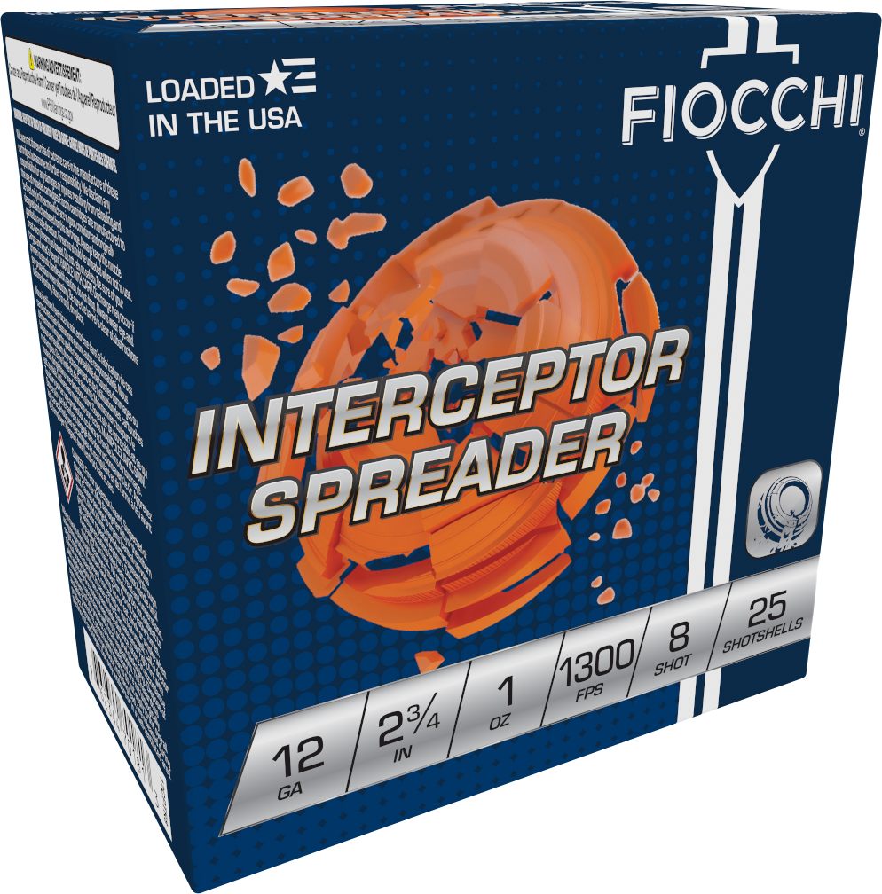 Fiocchi Ammunition 12CPTR8 Exacta Target Interceptor Spreader 12 Gauge 2.75