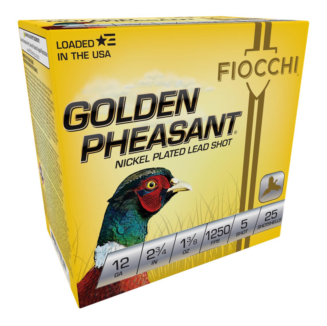 Fiocchi Ammunition 12GP5 Golden Pheasant Extrema 12 Gauge 2.75in 1 3/8oz 5
