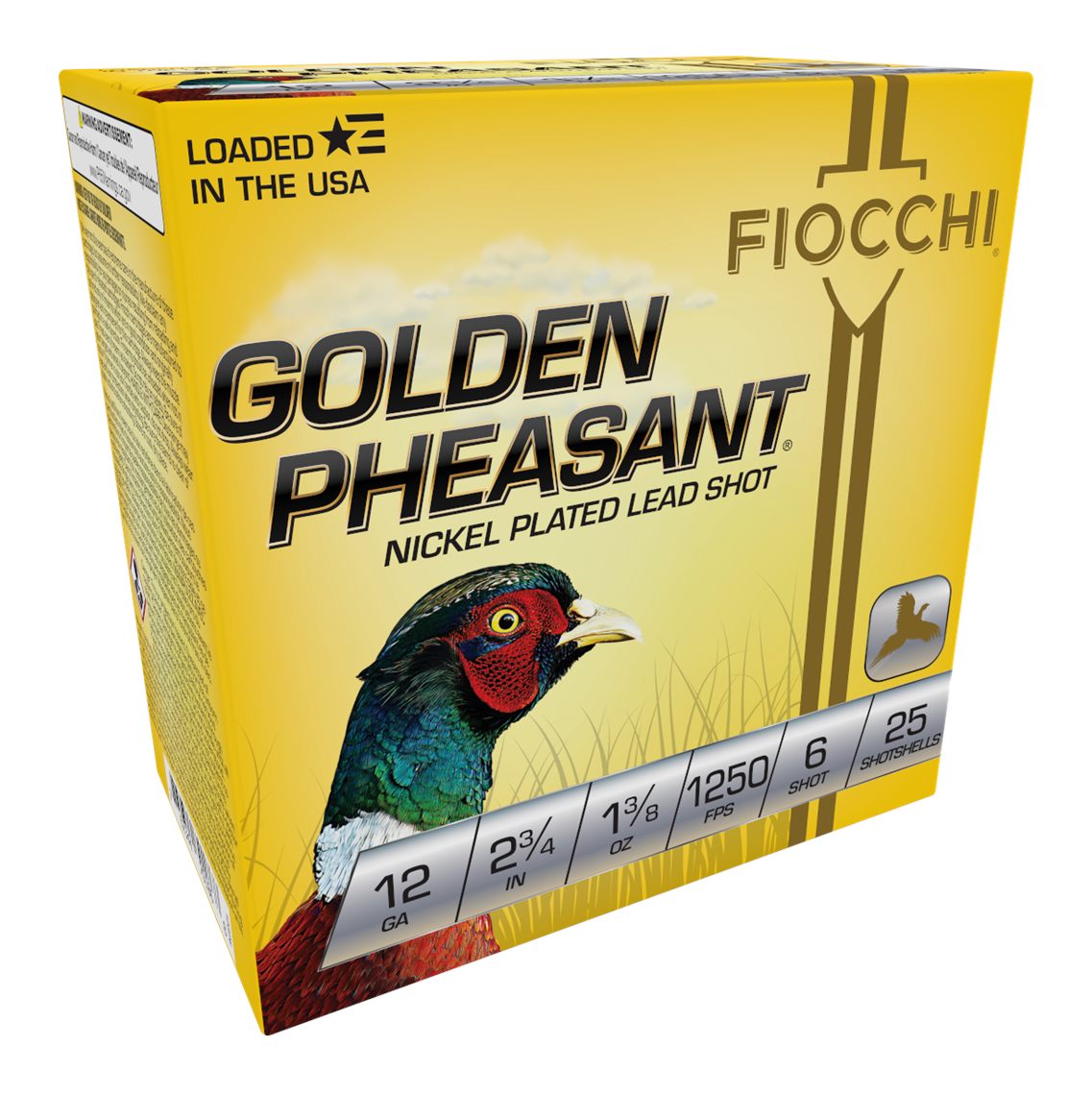 Fiocchi Ammunition 12GP6 Golden Pheasant Extrema 12 Gauge 2.75in 1 3/8oz 6