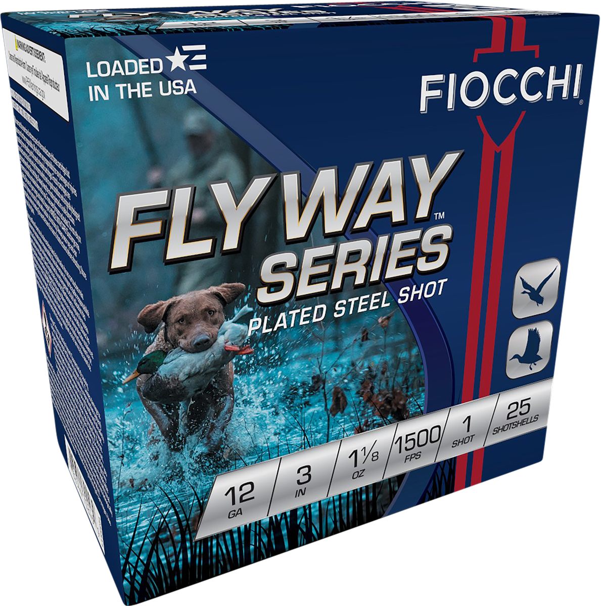 Fiocchi Ammunition 123ST1 Flyway 12 Gauge 3in 1 1/8oz 1 Shot 25 Per Box/10