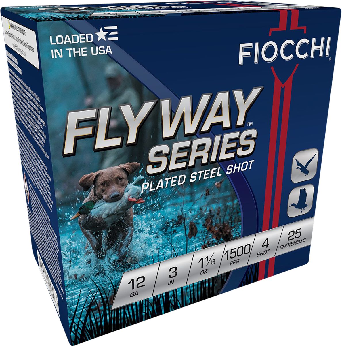 Fiocchi Ammunition Flyway Series Shotshells 12ga 3in 1/8oz 1500 fps 4 25/ct